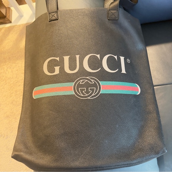 Gucci leather Black Tote Bag - Picture 9 of 16